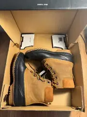 NEW Sorel Cheyanne II Chipmunk/Black Waterproof Winter Boots For Men's - 7M