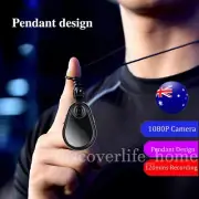 Mini HD 1080P Wearable Necklace Pandent Mini Body Camera Voice Video Recorder AU