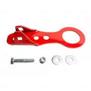 REAR TOW HOOK STAINLESS STEEL RED FITS NB Jass Performance - JP5062