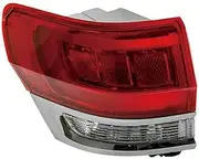tail light Rear Bumper Tail Light Lamp Taillights Taillamp Brake Light Outer Compatible With Jeep Grand Cherokee 2014 2015 2016 2017 2018 2019(Left side)