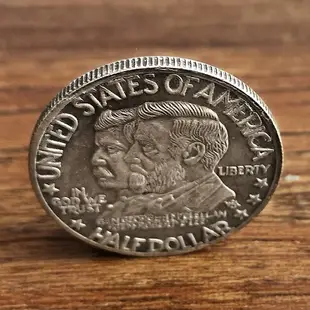 1862到1937安提耶坦之戰75周年半美元硬幣 外國錢幣50美分紀念幣