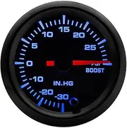 ESUPPORT Universal Car 2 inch 52mm Pointer Turbo Boost Gauge Meter Kit PSI 7 Color LED Light Indicator Dail Display Electrical