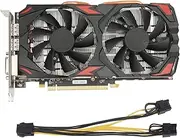 RX 580 Graphics Card 8GB GDDR5 256 Bit, Support Dual Cooling Fans PCI Express 3.0 Gaming Graphics Card Slot, Active Fan Control Freeze Fan Stop for Home Office