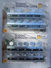 Window Locks, 20 Pack Window Locks for Vertical and Horizontal Windows, Sliding