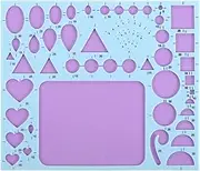 uxcell Paper Quilling Template Board, 8.3 x 7 Inch Quilling Board Mould Crimper Tool for Papers Strips DIY Art Crafts, Blue