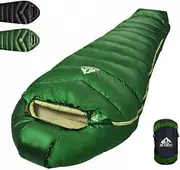 BUERTS Down Sleeping Bag, 620FP, Small Pack Size, Ultralight Sleeping Bag for 3 Seasons, Suitable for Hiking and Camping by Adults and Teenagers.