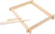 SHINEOFI DIY Weaving Kit Wooden Frame Tapestry Weaving Machine Cognitive Knitting Toy for Boys and Girls for Home Decor Artistic