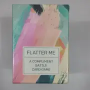 Flatter Me Card Game Compliment Battle 2020 Ages 13 and Up 2 Players Sealed Box