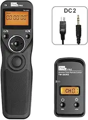 [PIXEL] TW-283 DC2 Wireless Remote Shutter Release 2.4G Timer Remote Control Compatible for Nikon D7500 D3100 D5000 D7200 D600 D610 D750 D3300 Cameras