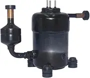 DC24V Small Refrigeration Compressor Mini Rotary，Compatible With Compact Mobile Cooling Systems Portable Air Conditioners Mini Refrigerators
