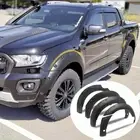 Matte Black Fender Flares Wheel Arch Cover for Ford Ranger PX MKIII 2019-2022