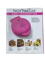 *NEW* Nostalgia MyMini Lava, Donut, Muffin And Bundt Cake Maker Non-stick