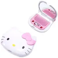 在飛比找Yahoo!奇摩拍賣優惠-日本製 Hello kitty 造型頭 鏡梳組(梳子/鏡子)