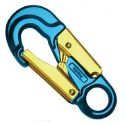 US Rigging Supply USR-50-AB Double-Lock Snap Aluminum Blue