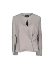 Ann Demeulemeester Light Gray Leather Jacket size 38EU/6US