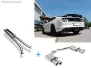 Complete System Ford MUSTANG 6 Since 2014 3.7l +5.0l Gt Per 2x100mm Double Shaft