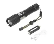 5800LM LED Waterproof Flashlight USB Rechargeable Outdoor Emergency Flashlight 5 Modes Zoomable Torch for Camping