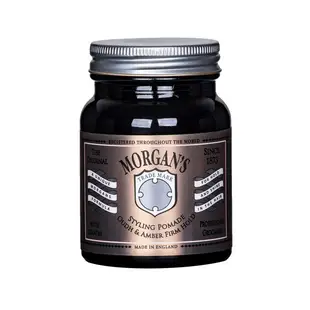 【現貨】Morgan's 金標髮油-煙燻木質香味 100ML 摩根超強力定型水洗式髮油