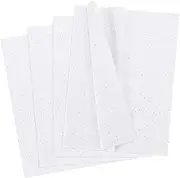 uxcell 20 Sheets Wrapping Tissue Paper, Glitter Tissue Paper for Gift Bags 14 x 20 Inch Sparkle Tissue Paper for Gift Wrapping, DIY Crafts, Packing, White Colored