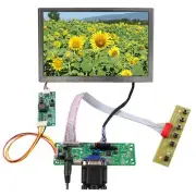 VGA LCD Controller Board 7" HSD070GDW6 800X480 1000nit OutDoor LCD Screen