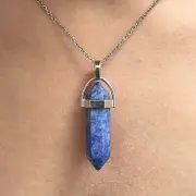 Lapis Lazuli Double Terminated Points Necklace