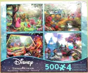 THOMAS KINKADE 3668-1 DISNEY CLASSICS 500 X 4 PUZZLE