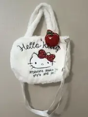 Hello Kitty Plush Purse-Sanrio-New