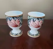 Lesser & Pavey William Morris Egg Cups Set Of 2 Pimpernel Floral Design