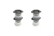 4pc Tovolo Sphere Ice Mould Set w Leak-Proof Silicone Cap Kitchen Barware
