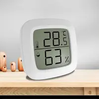 在飛比找momo購物網優惠-【G.SIN】電子溫濕度溫度計 附電池(濕度計 溫度計 電子
