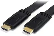 StarTech.com HDMM5MFL Ultra HD 4k x 2k Flat HDMI to HDMI Cable with Ethernet, 5 Meter