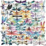 50pcs Dragonfly Stickers PET Transparent Stickers for Kids Nature Stickers DIY Crafts Album Bullet Scrapbooking Junk Journal Journaling Planner Laptop Stickers for Kids Teens Adults (DF)