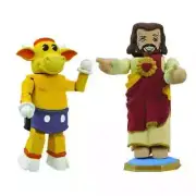 MiniMates Buddy Christ & Mooby the Golden Calf Kevin Smith ViewAskewniverse NEW