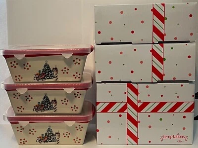 NIB Temptations HOLIDAY 12 Oz Mini Loaf Pan LID BY TARA Bakeware CHRISTMAS Tree