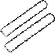 2PC 12-Inch Pole Saw Chain for Black & Decker LCS1240 40-Volt Cordless Saw Dewalt 12" Bar DCCS620B