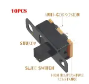 10pcs 5A 50V DC 3 Pin On/Off 2 Position Panel Mount Micro Slide Switch
