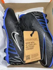 NIKE SUPERFLY 9 CLUB FG/MG JNR - BLACK - DJ5959-040 Size 1Y