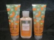 Bath & Body Works Cucumber Melon - 2 Body Cream - 1 Body Lotion 3 lot pack