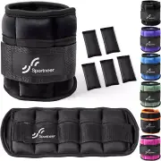 Adjustable Ankle Weights: 1 Pair 1.27/2.45/3.6/4.8/5.9 Kg Kg Wrist Weights Arm
