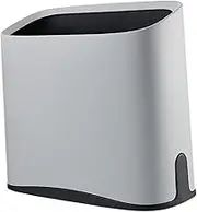 FytStycale Trash Can, Waste Container, Paper Basket, Wastebasket, Garbage Bin for Kitchen, Nursery, Laundry Room, Home Bedroom, Gray, as described