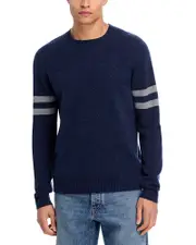 The Men's Store at Bloomingdale's Striped Sleeves Sweater