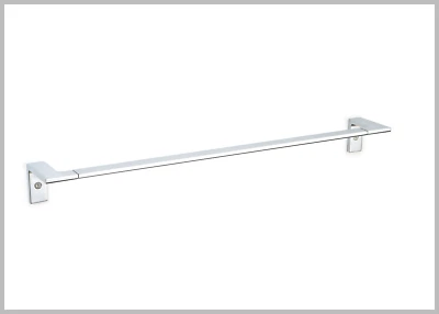 Orio polished chrome towel bar . Towel rail/towel rack