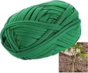 nulala 98 Feet/Roll Plant Ties, Garden Cord, Soft, Green, Flexible Tomato Bands, Stretchy Plant Support Bands for Supporting and Tying Climbing Plants, Vegetables and Flowers