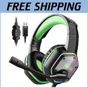 Immersive E1000 Gaming Headset with 7.1 Surround Sound & Comfort-Focused Design