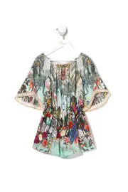 INFANTS 3/4 FLARE SLEEVE PLAYSUIT GULLY OF JUPITER