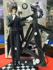 Anime Black Butler Sebastian Michaelis Chess Photo Frame Action Figure Model