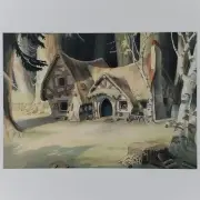 Snow White and the Seven Dwarfs Postcard Walt Disney Animation Studios Cottage