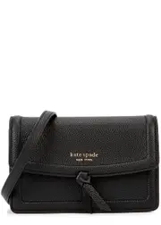 Kate Spade New York Knott Grained Leather Cross-body bag - Black - One Size One Size