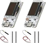 LoRa ESP32 Meshtastic development board 2 pieces LoRa ESP32 V3 module with OLED display and antenna USB C dual-core IOT board 240MHz Bluetooth WiFi module 1262 chip 863 928MHz for Arduino/Meshtastic