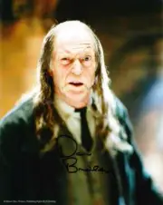 DAVID BRADLEY as Argus Filch - Harry Potter GENUINE SIGNED AUTOGRAPH